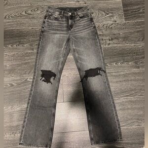 American Eagle ripped jeans size 0